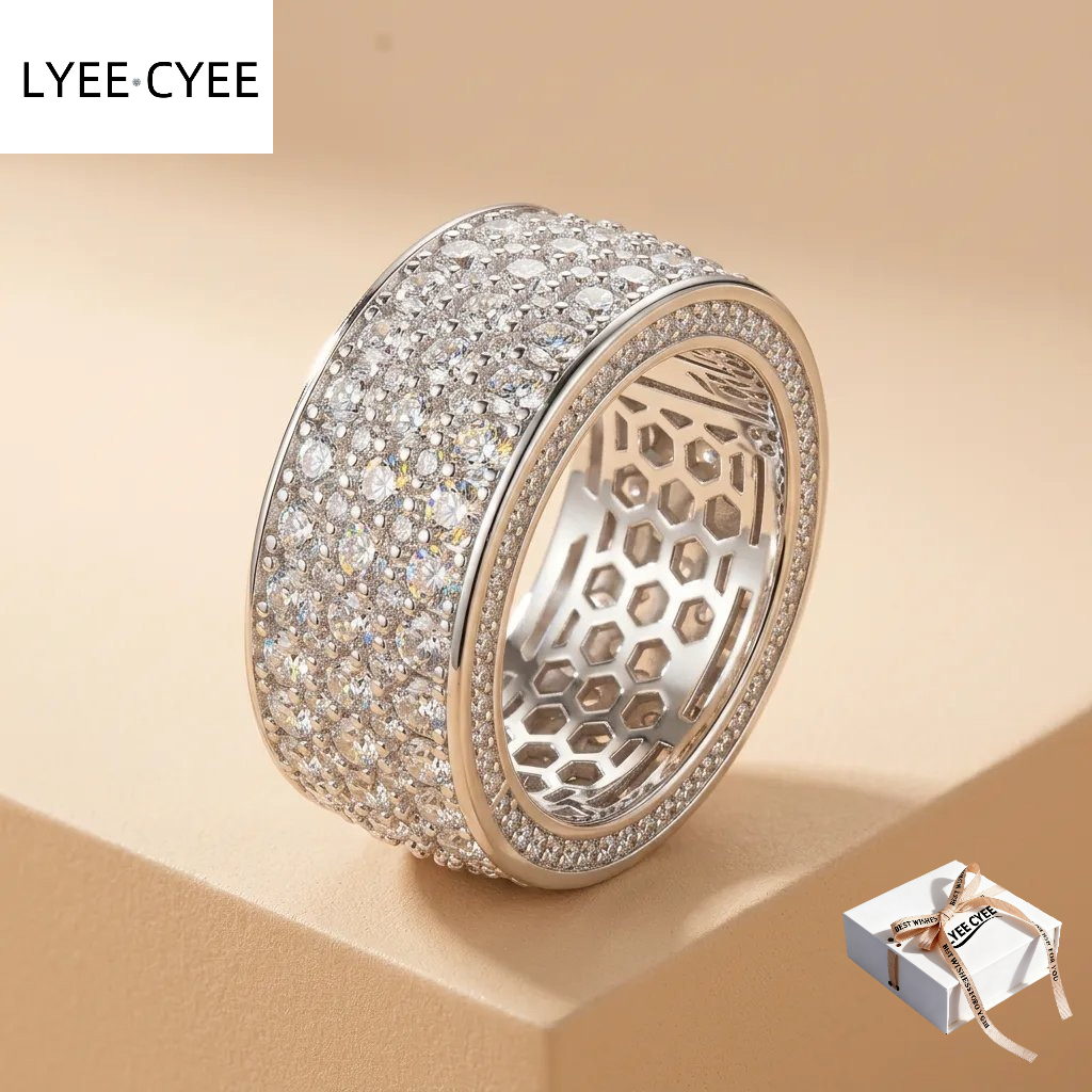 S925 Silver Moissanite Ring, High-end Fashion for All